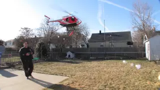 Feb20,2016 First test of MD500 in the wind 700 size