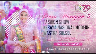 Juara Harapan 3 Fashion Show Kebaya Modern Nasional Bhayangkari Cabang Bone Daerah Sulawesi Selatan