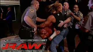Eric Bichoff Suspends Shawn Michaels (Michaels Attacks Triple H) RAW May 10,2004