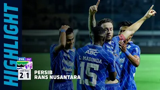 Match Highlights PERSIB 2-1 RANS Nusantara FC | Pekan 10 Liga 1 2023/2024