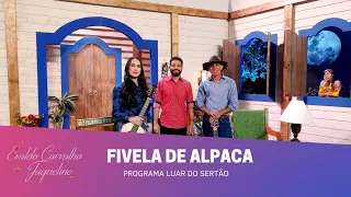 Fivela de Alpaca - Programa Luar do Sertão Evaldo Carvalho e Jaqueline ( Pai e Filha)