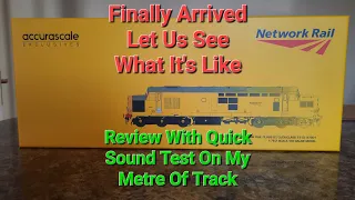 Accurascale Class 37 "NEW". Network Rail Review & Quick Sound Check