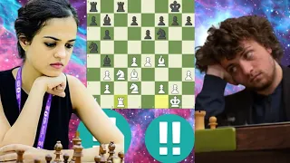 2908 Elo chess game | Hans Niemann vs Tania Sachdev  2