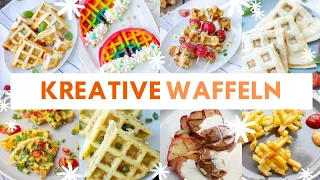 9 UNGEWÖHNLICHE Rezepte für das Waffeleisen! | Auch Ideen für die Lunch Box