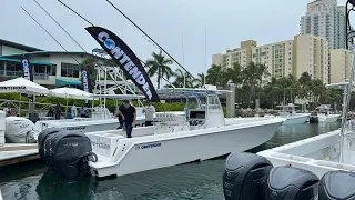 Contender 39 ST second sea trial Miami Boat Show 2023