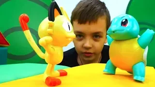 Кто самый сильный на Арене Покемонов? Видео с игрушками для мальчиков.