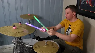 Drum Gear Review - Light Up Drum Sticks by VHFFOSO