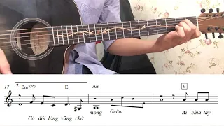 Xóm Đêm (Phạm Đình Chương) Hướng Dẫn Guitar Tone Am - Đệm Hát, Intro,Câu Riff