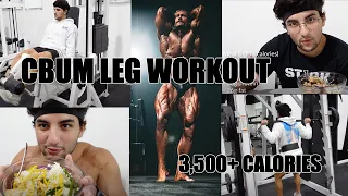 Cbum's Leg Workout & Full Day of Eating | *Crazy leg pump & 3,500+ cals*