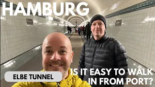 MSC Euribia I Walking into Hamburg from Port I Elbe Tunnel I EMPTY Christmas Market I Hola