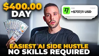 I Found The NEW Easiest AI Side Hustle To Make $400/Day | Make Money Online