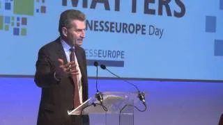 BusinessEurope Day 2014 - Speech by Mr Günther Oettinger, European Commissioner for Energy