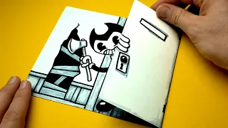 7 Amazing BENDY AND INK MACHINE (BATIM) Paper Crafts and Doodles for FANS