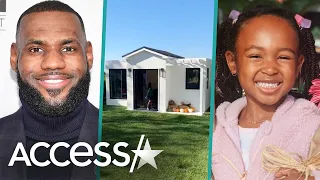 LeBron James Gives Epic Playhouse To Daughter Zhuri