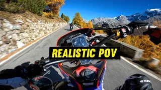 REALISTIC POV Supermoto | 4k Passo di Stelvio