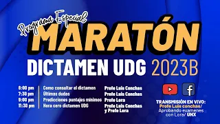 Dictamen UDG 2023B- Maratón