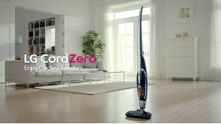 LG Cord Zero handstick vacuum cleaner - available at Betta Home Living
