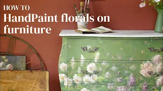 How to Hand painting with chalk paint.