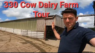 Touring a 330 cow organic dairy Farm in Wiltshire.