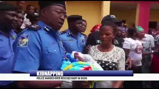 KIDNAPPING: POLICE HANDED OVER RESCUED BABY IN OGUN