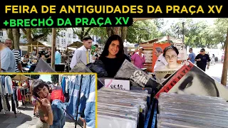 FEIRA DE ANTIGUIDADES DA PRAÇA XV + BRECHÓ DA PRAÇA XV | PARAISO DAS ANTIGUIDADES NO RIO DE JANEIRO