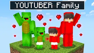 Having YOUTUBER FAMILY in Minecraft