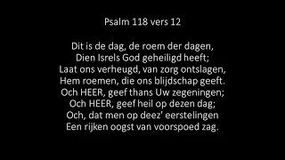 Psalm 118 vers 12