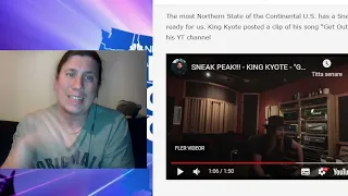 AMERICAN SONG CONTEST  - State Of Maine - King Kyote - "Get Out Alive"- Teaser - First reaction