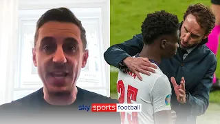 Gary Neville analyses England's defeat and strongly condemns racial abuse in passionate speech