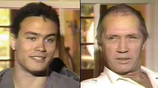 Brandon Lee and David Carradine comment on Kung Fu (1986)