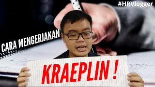 Cara Mengerjakan Tes Kraeplin / Koran