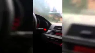 Frightening road rage incident caught on video