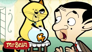 Cat Tries to Eat Mr Bean's Fish | Mr Bean Animated Season 2 | Mr Bean Full Episodes
