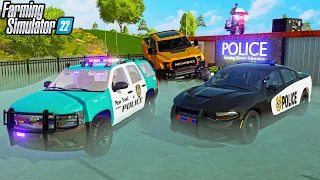 POLICE STATION FLOODED $500,000 DAMAGES (FLOOD RESCUE) | Farming Simulator 22