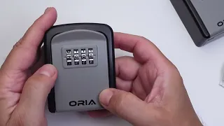 ORIA Schlüsseltresor Schlüsselbox, Günstige Mini Safes für den Zweitschlüssel in robuster Qualität