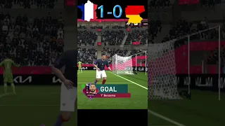 France vs Germany🎯🏆 |Semi final - FIFA MOBILE ™ Highlights |#shorts#highlights #fifaworldcup2022