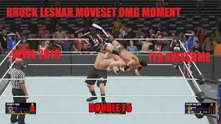 WWE 2K19 BROCK LESNAR ALL MOVES COMPLETE MOVESET