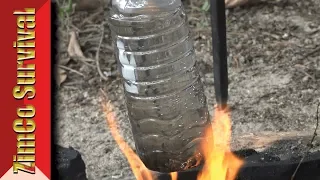 ✔️ Boiling Water in a Plastic Bottle - Survival Basics