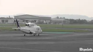 Sikorsky S76 M-JCBC - Beautiful start up and Departure - Gloucestershire Airport