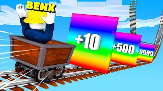 ICH FAHRE 9999 km/h AUF DER ACHTERBAHN in Roblox!