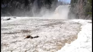 Ice out at High Falls