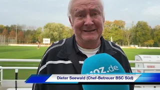 Fußball Brandenburgliga: 9. Spieltag, SV Zehdenick – Brandenburger SC Süd, Interview Dieter Seewald