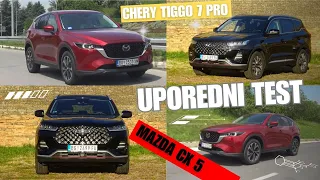 Chery Tiggo 7 Pro Vs Mazda CX5 -  Uporedni TEST by Miodrag Piroški