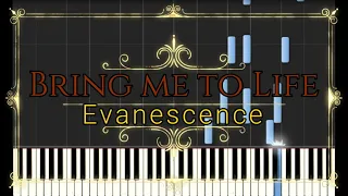 Evanescence - Bring me to Life Piano Tutorial Synthesia
