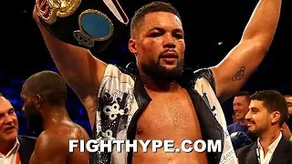 JOE JOYCE SECONDS AFTER GOING DISTANCE FOR FIRST TIME TO BEAT JENNINGS; BRUTALLY HONEST ON WIN