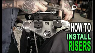 Honda Shadow Deca Riser Installation - HOW TO!