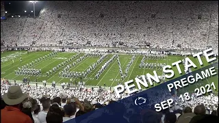 Penn State Blue Band Whiteout Pregame show.  Sept  18, 2021.