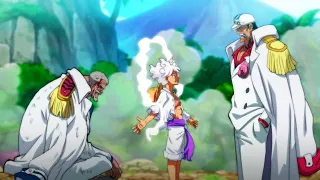 Akainu expulsa Garp da marinha após falhar em capturar seu neto Luffy em One Piece