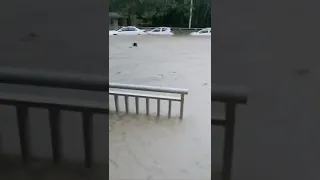 Heavy rain fall in China