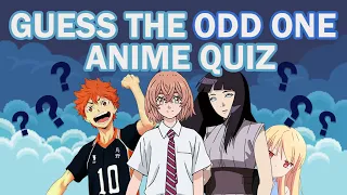 ANIME QUIZ Guess the Odd One [ Updated and Repost ]